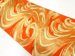 アンティーク　唐草模様織出し袋帯（着用可）